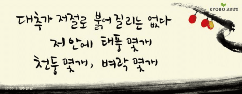 교보생명 역대 광화문글판 모음-안도현부터 방탄소년단까지(1991년~2023년) 12 교보생명 역대 광화문글판 모음-안도현부터 방탄소년단까지(1991년~2023년)